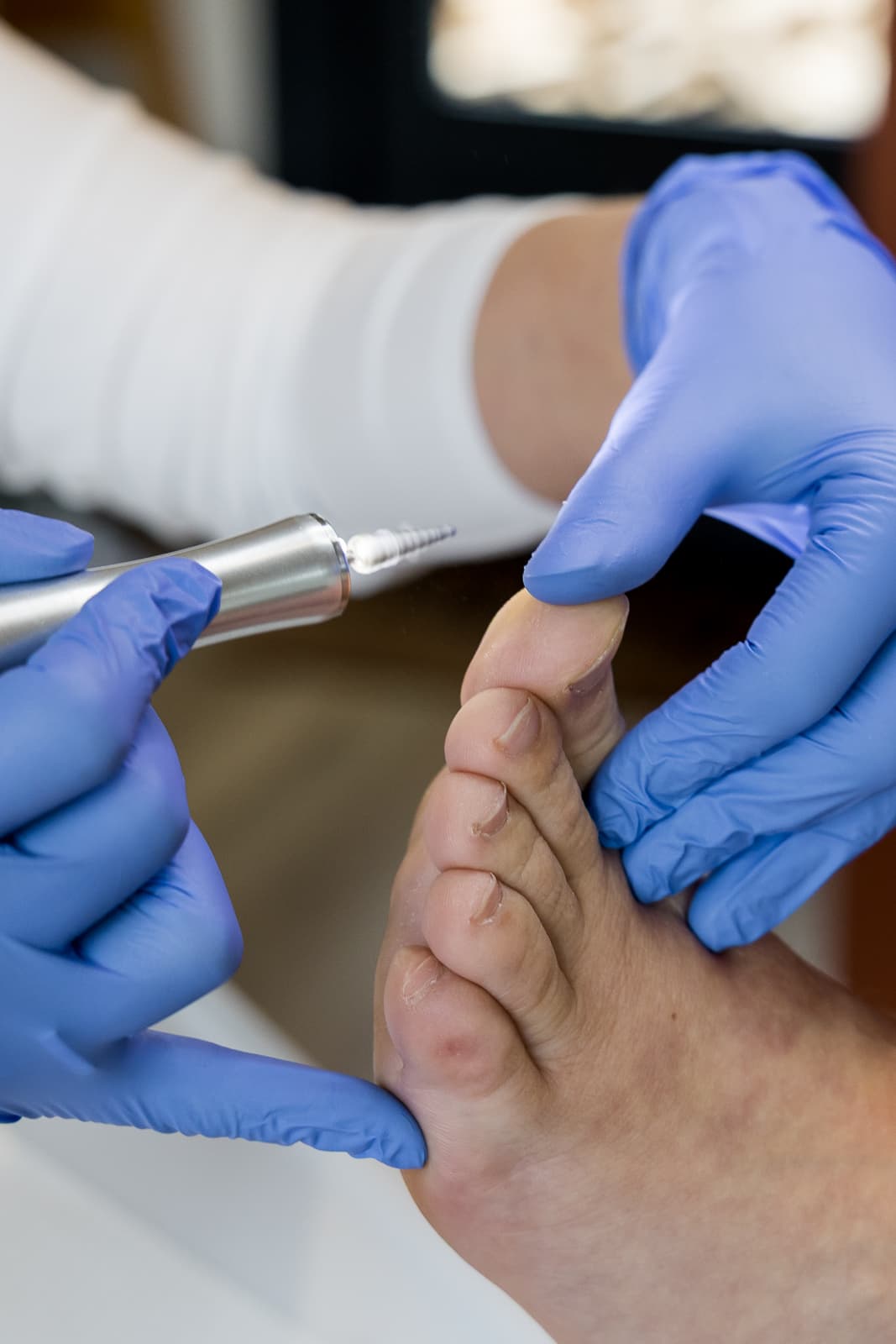 Bedrijfsfotografie Deventer de voetstudio bij Marije de behandeling